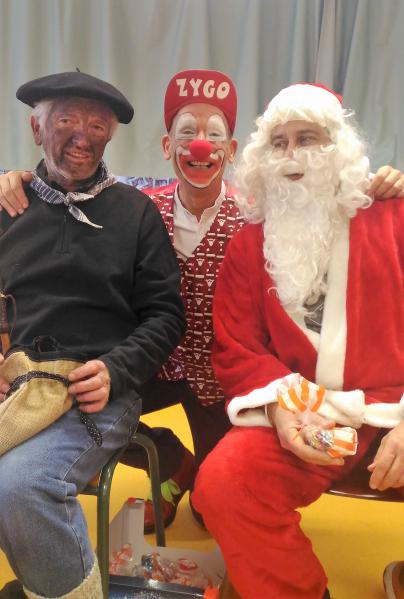 Le charbonnier basque et le père noël de Bayonne